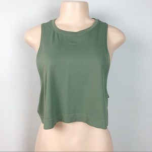 Avocado Go To Tank Super Soft Muscle Crop Tank